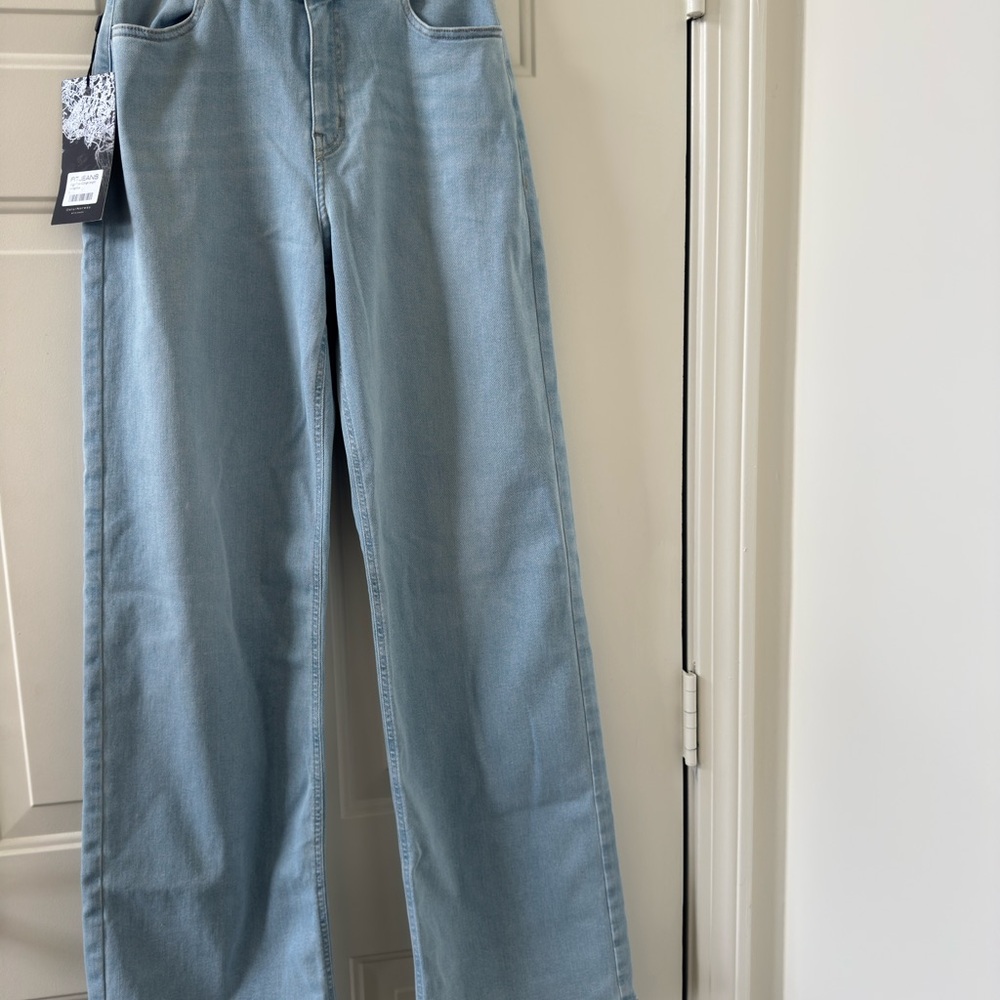 Fitjeans Baggy (Longer Length) Vintage Blue Size Small/ Long
